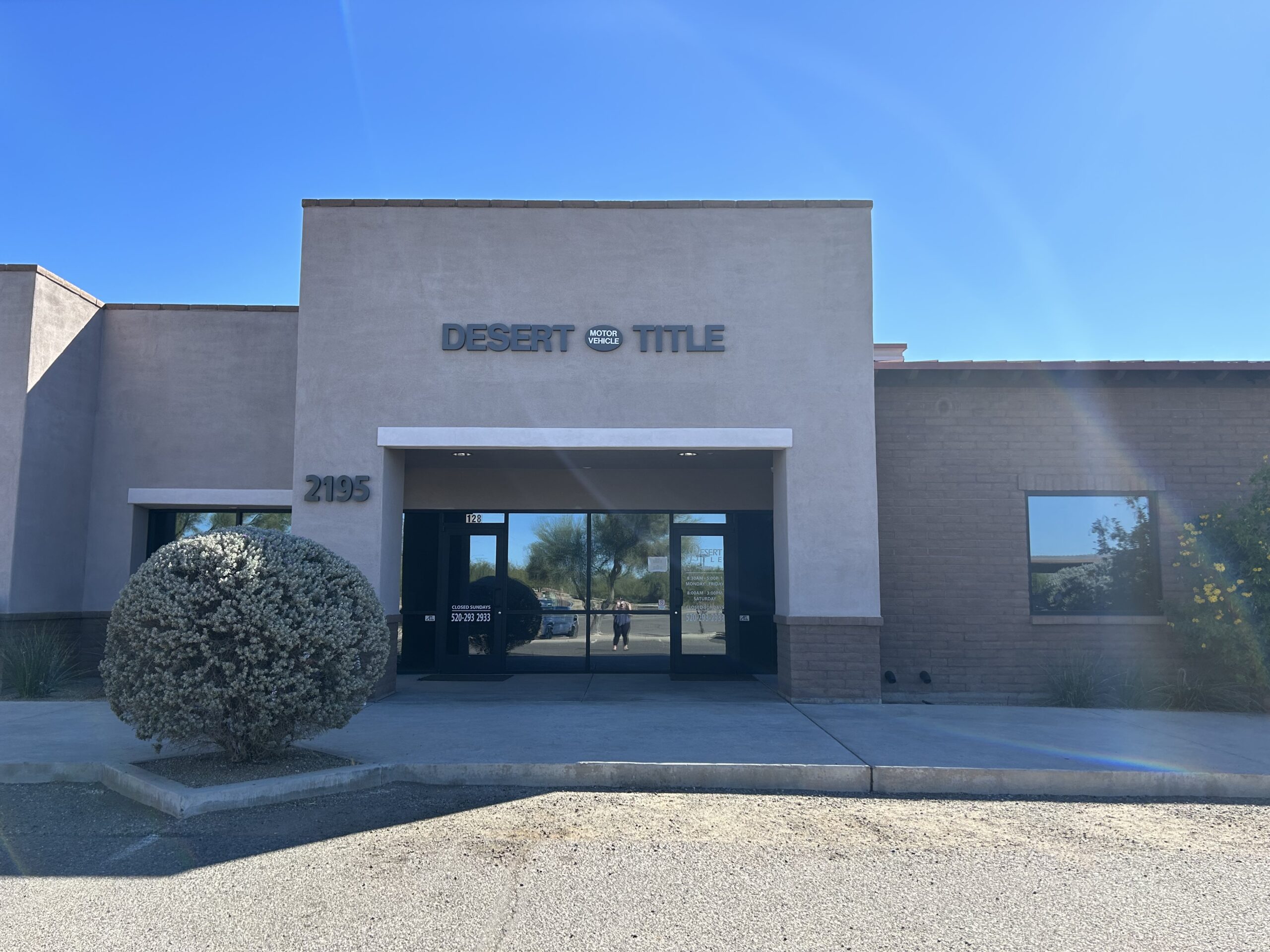 Desert Title Tucson Motor Vehicle Department Services